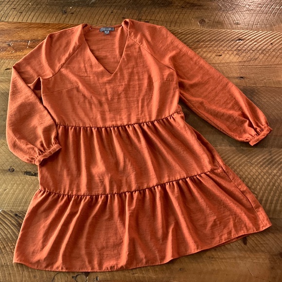 orange primark dress Orange Milkmaid Dress Primark M (8-10)